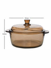 Goodhomes Color Glass Casserole with Lid
