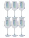 Goodhomes Color Glass Wine Tumbler (Set of 6pcs)