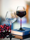 Goodhomes Glass Tumbler With Colored Stem (Set Of 2Pcs)