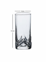 Goodhomes Glass Tower Tumbler (Set of 6pcs)