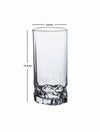 Goodhomes Glass Crystal Tumbler (Set of 6pcs)