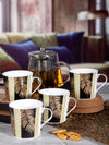 Sonaki Bone China Tea/Coffee Mug (Set of 6pcs)