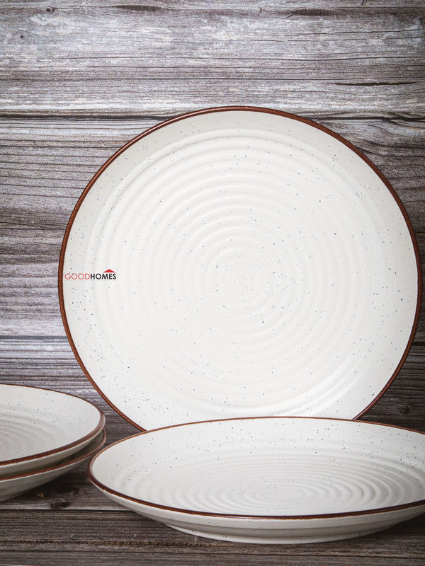 Goodhomes Ceramic Dinner Plate (Set of 4pcs)