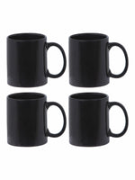 Goodhomes Ceramic Large Tea/Coffee Color Mug (Set of 4pcs)