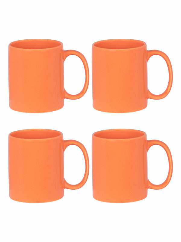 Goodhomes Ceramic Large Tea/Coffee Color Mug (Set of 4pcs)