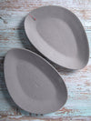 Goodhomes Stoneware Small Platter (Set of 2pcs)