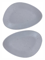 Goodhomes Stoneware Small Platter (Set of 2pcs)