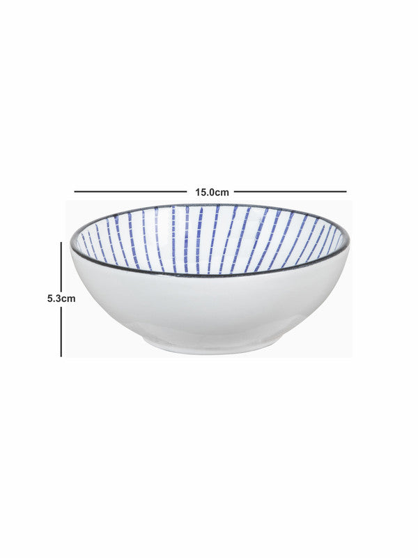 Goodhomes Stoneware Serving Bowl (Set of 4pcs)
