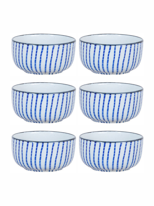 Goodhomes Stoneware Veg Bowl (Set of 6pcs)