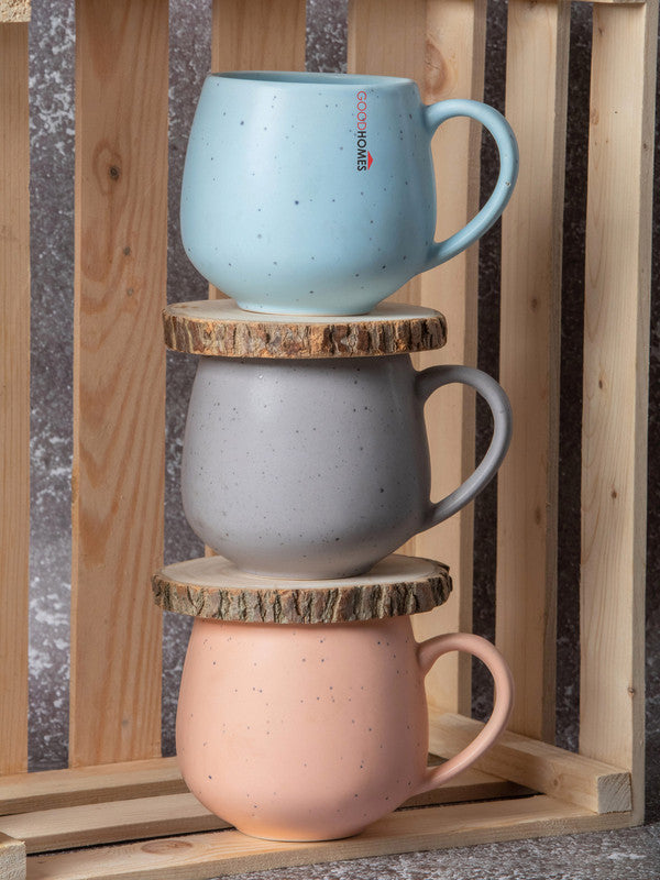 Goodhomes Stoneware Coffee Mug (Set of 3pcs)