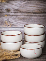 Goodhomes Ceramic Soup Bowl (Set of 6pcs)