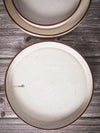 Goodhomes Round Ceramic Platter (Set of 4pcs)