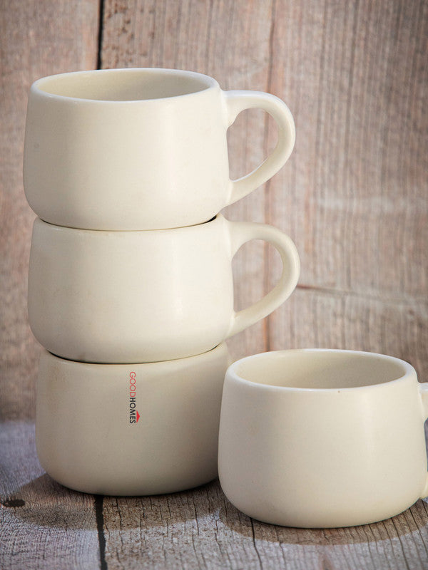 Goodhomes Stoneware Large Tea/Coffee Mug (Set of 4pcs)