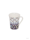 Fine Porcelain Mug with Multi Color Design ( Set of 6 Cup )
