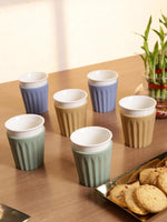 Tea/ Coffee Tumbler with Silicone grip ( Set of 6 Cup )