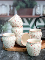 Goodhomes Stoneware Tea/Coffee Kullad (Set of 6pcs)