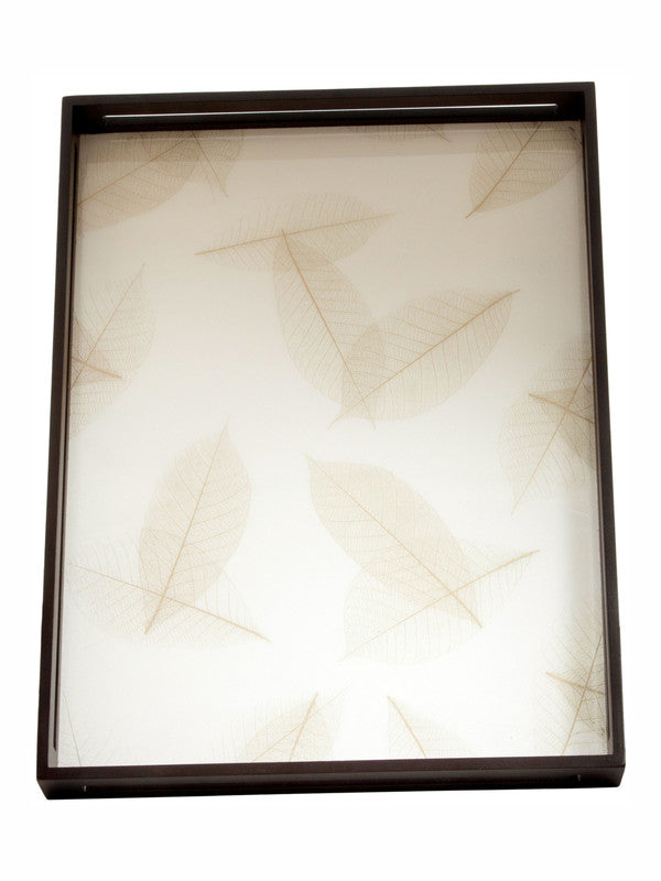 Goodhomes Wooden Extra Large Tray (Leaf)