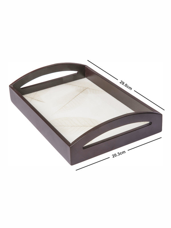 Goodhomes Wooden Small Tray (Leaf)