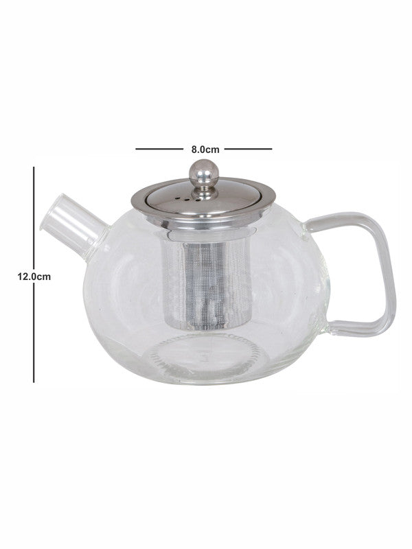 Goodhomes Glass Tea Pot (Set of 1pc)