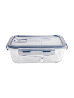 Glass storage box with partition and Air tight Lid
