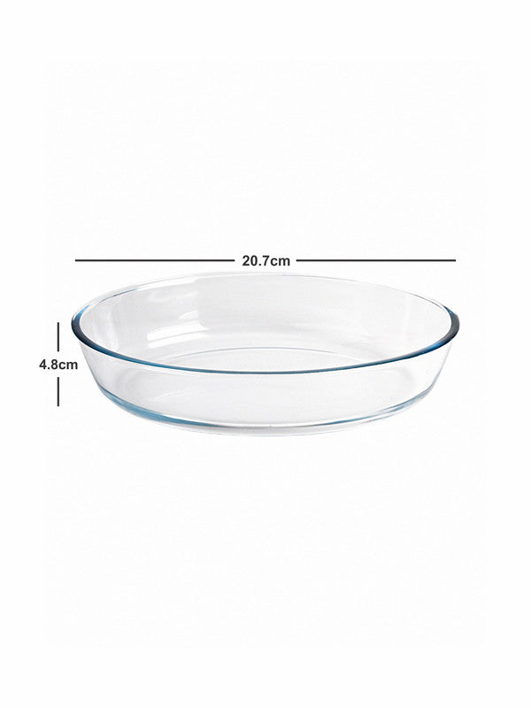 Glass Oval Baking Tray (Set of 3pcs)