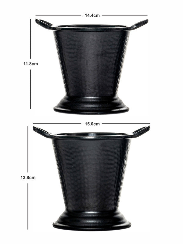 Stehlen Melamine Bucket 2pcs Bowl Set(Set of 1pc each Large & Small)