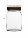 Goodhomes Glass Storage Jar with Lid(3 PCS SET)