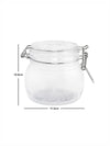 Glass Storage  Jar (Set of 3pcs)