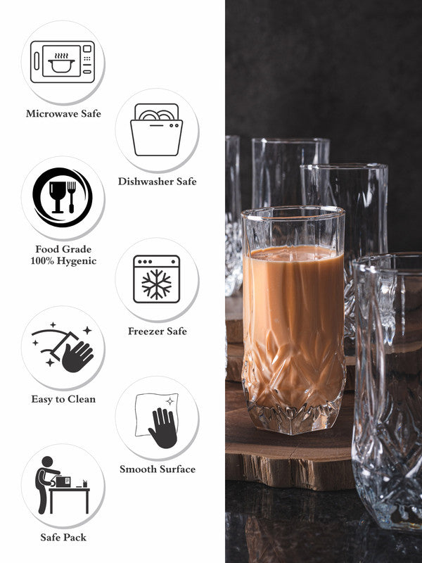 Glass Tumbler (Set of 6pcs)