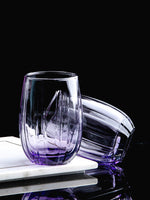 Goodhomes Glass Tumbler in Purple Colour (Set of 6pcs)