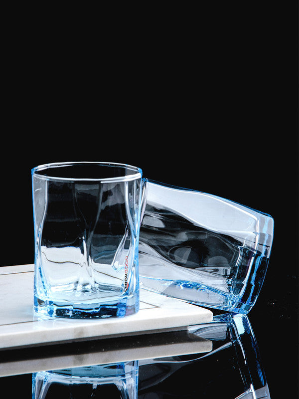 Goodhomes Glass Tumbler in Blue Colour (Set of 6pcs)