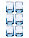 Goodhomes Glass Tumbler in Blue Colour (Set of 6pcs)