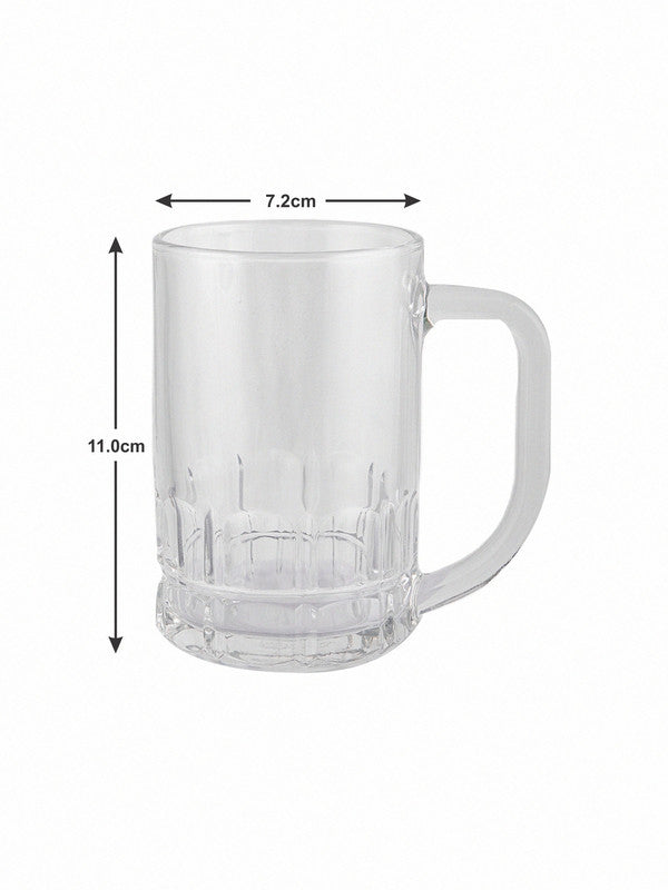 LUCKY Glass Beer Mug (Set of 6pcs)