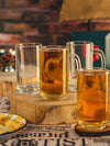 Lucky Glass Beer Mugs (Set Of 6Pcs)