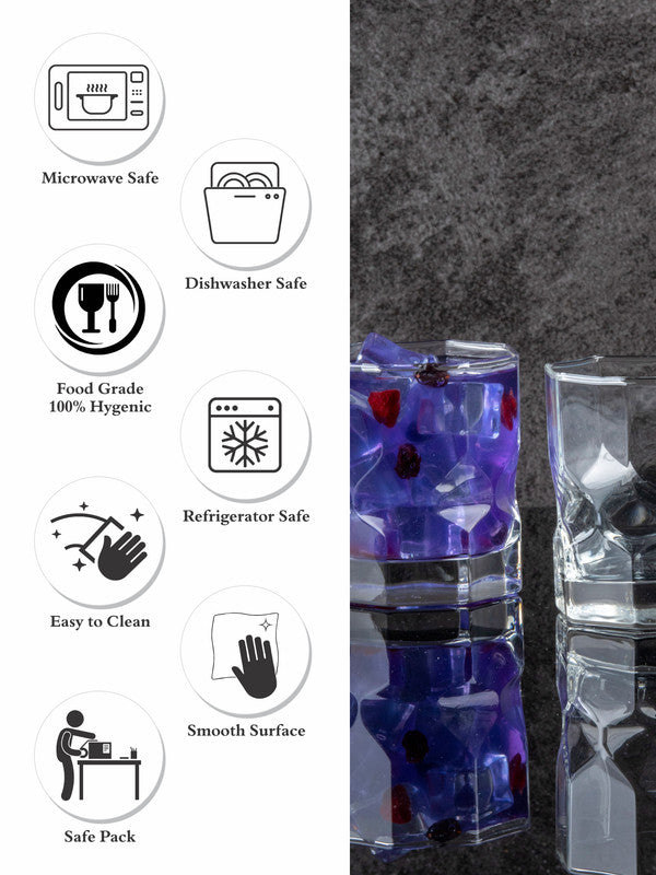 Luminarc Octime Diamond Glass Tumbler (Set of 6pcs)