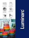 Luminarc Glass Color Pencil Drink Set (Set of 6pcs Glass & 1pc Jug)