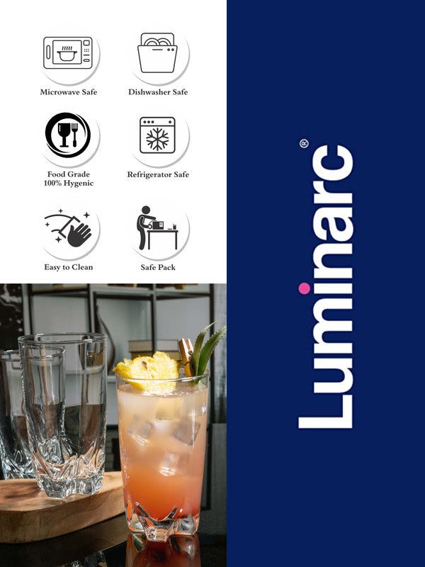 Luminarc Glass Lisbonne Tumbler (Set of 6pcs)