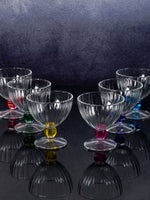 Luminarc Glass Ice Cream Bowl Rainbow (Set of 6pcs)