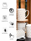 Bone China Tea/Coffee Large Mug Set of 6pcs