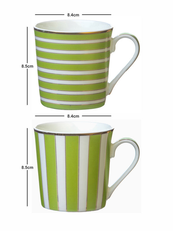 Sonaki Fine Bone China Large Coffee Mugs (Set of 2pcs)