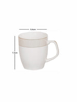 Goodhomes Porcelain Tea/Coffee Mug (Set of 6pcs)