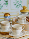 Goodhomes Porcelain Tea/Coffee Cup Saucer Set (Set of 6pcs Cup & 6pcs –  GOOD HOMES