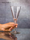 Pasabahce V-Line Red Wine Stem Glass 200 ml 2 Pcs Set Pink