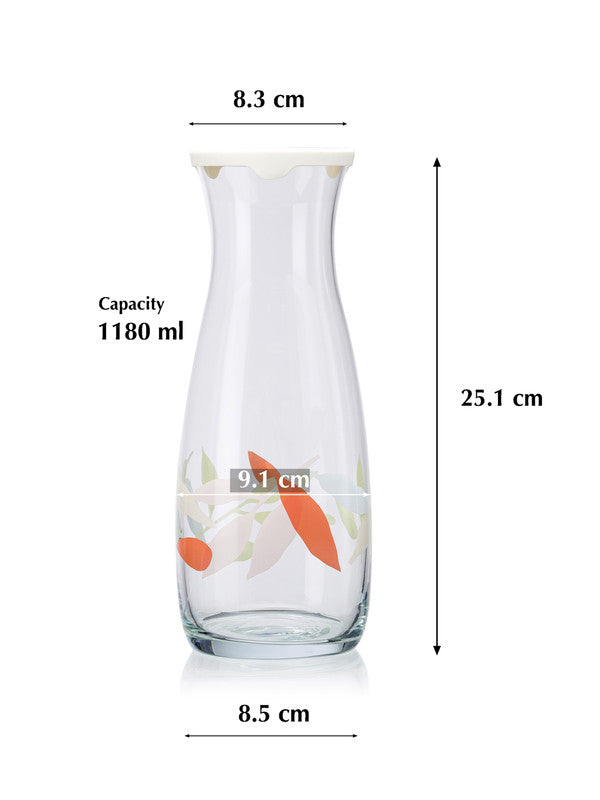 Pasabahce Cotton Candy Glass Caraffe 1180 ml 1 Pc Printed