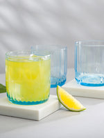 Pasabahce Leia Whisky/ Juice Glass 265 ml 6 Pcs Set Blue