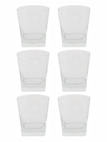 Pasabahce Glass Carre Tumbler (Set of 6 Pcs.)