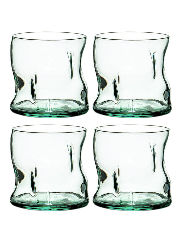 Pasabahce Amorf Whisky Color Glass (Set of 4pcs)