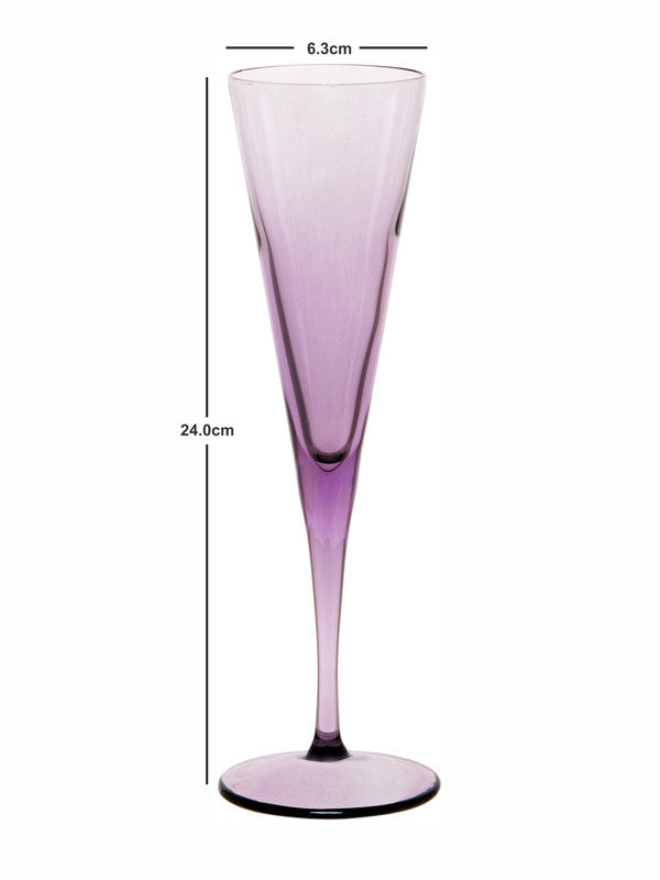 Pasabahce Color Glass V-Line Stem Tumbler (Set of 6pcs)