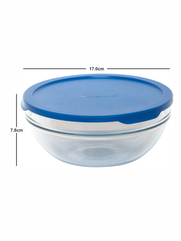 Pasabahce Round Container with Lid (Set of 2pcs)