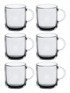 Pasabahce Glass Iconic Mugs (Set of 6pcs)